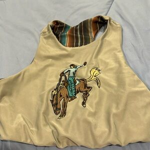 Athletic tank bra or swim small